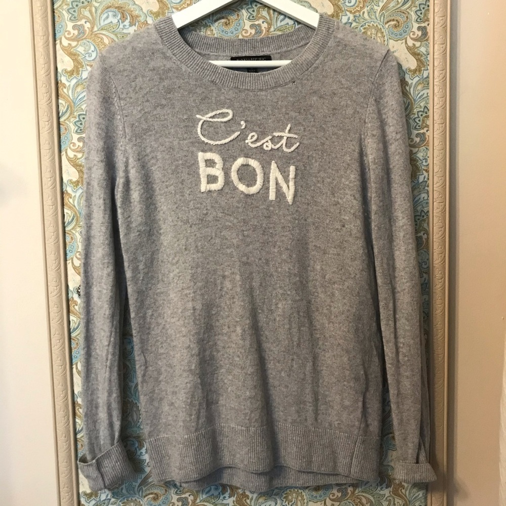 Banana Republic C’est Bon Sweater in Italian Yarn